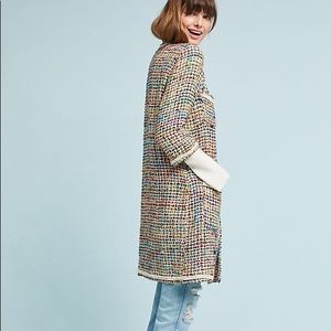 Anthropologie Twill Multicolor Spring Jacket sz XS